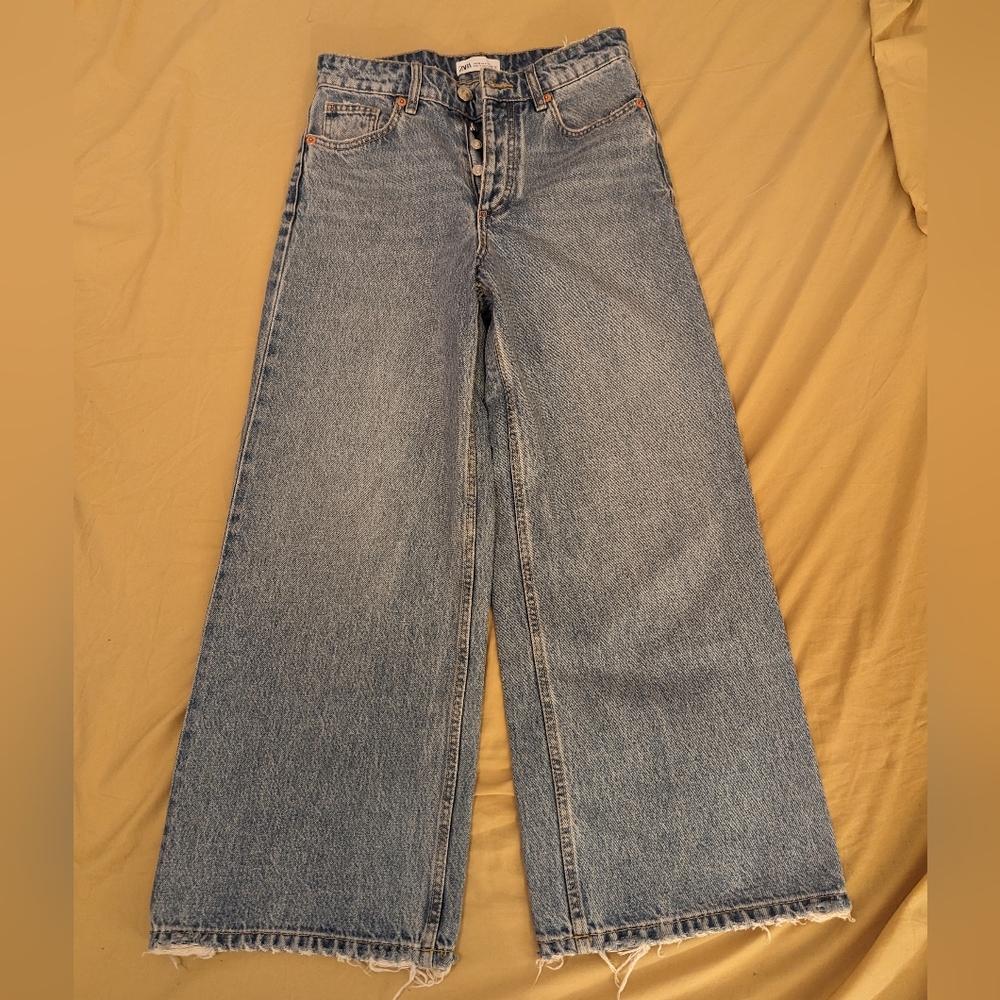 Zara wide leg jeans